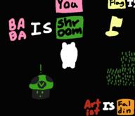 artist:faldin baba game:baba_is_you streamer:vinny vineshroom // 583x501 // 9.6KB