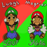 artist:hydeman11 game:Mario_and_Luigi_Superstar_Saga luigi mario streamer:vinny // 500x500 // 201.2KB