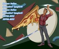 artist:fenixseraph bada_binged_angel corruptions game:the_sopranos joey_larocca pizza sephiroth streamer:vinny vineTalian // 1800x1500 // 1.1MB