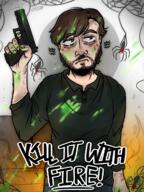 artist:CheesyDraws game:kill_it_with_fire spider streamer:vinny // 900x1200 // 1.4MB