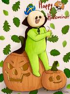 Halloween artist:DurianSkeleton fren pumpkin spooky streamer:joel vargFren // 900x1200 // 292.9KB