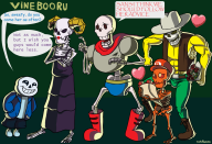 artist:cookubanana bon3z69 bone_brothers game:lego_racers game:undertale papyrus sans skelorita streamer:joel // 1220x836 // 3.9MB