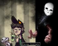 artist:PuckSpark chat game:spookys_jumpscare_mansion hot_chocolate meat streamer:vinny // 2000x1574 // 3.6MB