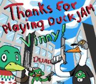 Game:duck_jam artist:thimz drake scoot streamer:vinny // 512x448 // 14.3KB