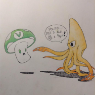 artist:veralsco game:splatoon inkling squid streamer:vinny vineshroom // 831x831 // 44.4KB