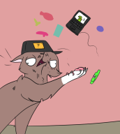 artist:sniffmypussicals cat game:catlateral_damage kazoo kermit streamer:vinny // 900x1000 // 149.8KB
