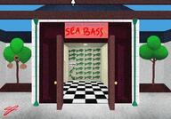 artist:samj game:animal_crossing_new_horizons sea_bass streamer:vinny // 2388x1668 // 2.6MB