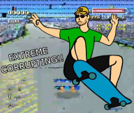 animated artist:foreveranonymous corruptions skateboard streamer:vinny // 704x600 // 2.1MB