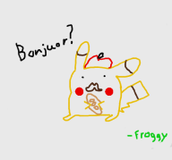 artist:froggy_2 french_pikachu game:pokedraw pikachu pokemon streamer:joel // 821x768 // 104.3KB