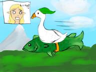 artist:sweetscribs character:goose game:the_legend_of_zelda_breath_of_the_wild streamer:vinny // 1600x1200 // 807.2KB