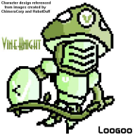artist:loogoo game:shovel_knight pixel_art streamer:vinny // 500x500 // 40.9KB