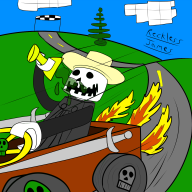 artist:reckless_james game:lego_racers lego skeleton streamer:joel // 1200x1200 // 395.9KB