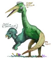 artist:noxmateri dinosaur drake egbert game:animal_crossing_new_horizons scoot streamer:vinny // 1000x1124 // 657.5KB