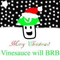 artist:amazongirl brb christmas streamer:vinny vinesauce vineshroom // 800x802 // 96.6KB