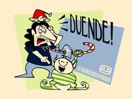 artist:SCREENONYMOUS cartoon christmas duende fren streamer:joel // 1280x960 // 490.5KB