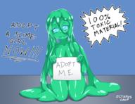artist:Octopus_Soup slime_girl streamer:vinny // 874x674 // 341.3KB