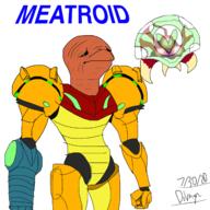 Game:Metroid artist:The_Dolphyn meat metroid samus streamer:vinny // 1600x1600 // 547.5KB