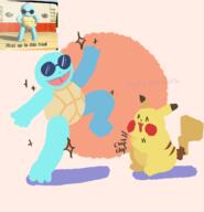 artist:ayanathedork corruptions game:pokemon_channel pikachu pokemon squirtle streamer:vinny // 1351x1400 // 439.7KB