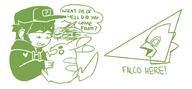 artist:judithan corruptions falco pikachu sketch streamer:vinny // 900x418 // 102.5KB