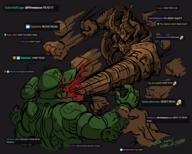 artist:kingofteeth doom_slayer game:Doom_Eternal streamer:vinny the_maruader // 2000x1600 // 389.7KB