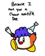 artist:Tinyduck clown streamer:vinny waddle_dee // 408x509 // 68.1KB