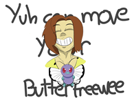 artist:emmalovania butterfree game:pokemon streamer:vinny // 1350x1004 // 267.6KB