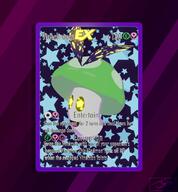 3d animated artist:JKMuse card game:cardsauce game:pokemon_tcg rare streamer:vinny vineshroom // 1000x1080 // 1.7MB