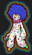 artist:cosmic-topaz clown streamer:vinny // 297x505 // 25.1KB