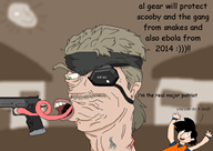 artist:brendanscobal game:metal_gear_solid_4 goku gun snake streamer:vinny tongue // 800x568 // 90.7KB