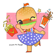 artist:nicolas-px game:tomodachi_life hamburger // 867x851 // 285.4KB