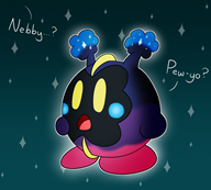 artist:meleekirby cosmog game:pokemon_moon kirby nebby streamer:vinny // 900x813 // 342.1KB