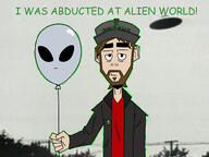 alien artist:GoldenNewt balloon streamer:vinny ufo // 1600x1200 // 665.9KB