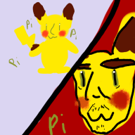 artist:queentipsy game:super_smash_bros pikachu streamer:vinny // 500x500 // 77.4KB