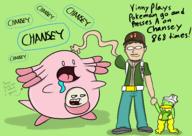 artist:Sinkcandycentral chansey game:pokemon_let's_go_eevee poke scoot streamer:vinny // 2339x1661 // 1.3MB