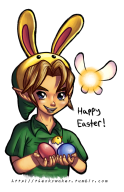 artist:nasnumbers easter game:the_legend_of_zelda:_majora's_mask game:the_legend_of_zelda:_majora's_mask_3d legend_of_zelda link streamer:vinny // 663x1024 // 540.8KB