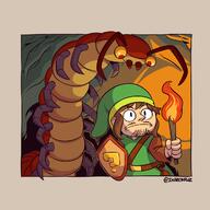 artist:ikarokruz centipede game:the_legend_of_zelda:_oracle_of_ages streamer:vinny // 1200x1200 // 478.6KB