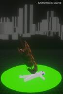 3d animated artist:ClumsyDemiurge chat game:cyberpunk_2077 game:final_fantasy_vii shrimp_vendor streamer:vinny // 640x944 // 608.5KB