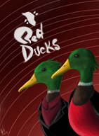 artist:olivedoodles duck ducks red_vox streamer:jabroni_mike streamer:vinny // 850x1150 // 759.3KB