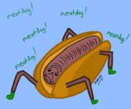 artist:CaptainMarchy game:bugsnax hotdog meat streamer:vinny // 946x788 // 340.6KB