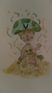 artist:assgoblin game:earthbound shrooom! streamer:vinny vinesauce watercolor // 666x1184 // 61.5KB