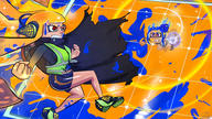 artist:endei congratulations fanmade fight game:splatoon_2 inkling octo_expansion octoling parody streamer:vinny // 1920x1080 // 2.1MB