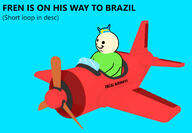 Brazil animated artist:TheOneFreeMan flight loop microsoft plane sim streamer:joel webm // 2102x1454 // 755.1KB