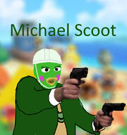 Michael_Scott artist:maddoscientisto game:animal_crossing scoot streamer:vinny // 1000x1067 // 326.3KB