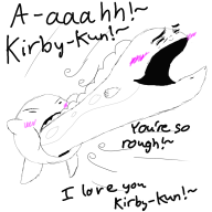 artist:chinigan comic eel eel_x_kirby game:kirby_triple_deluxe kirby lewd streamer:vinny yaranaika // 1000x1000 // 139.9KB