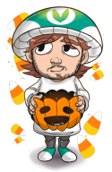 Halloween artist:ner0 candy_corn game:costume_quest_2 streamer:vinny vineshroom // 328x500 // 162.4KB