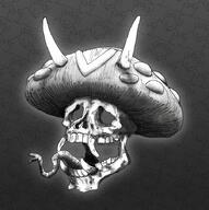 artist:Louas mushroom skull streamer:joel vargshroom vargskelethor vineshroom // 900x907 // 846.4KB