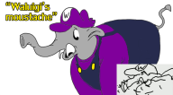 doodle elephant game:game_&_wario moustache sketch streamer:vinny waluigi // 694x384 // 107.5KB