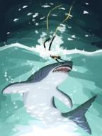 artist:savdope diver game:abzu shark streamer:vinny // 1824x2426 // 1.7MB