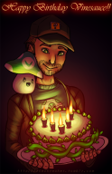 5th_anniversary anniversary artist:nasnumbers birthday cake happy_birthday streamer:vinny vinesauce // 663x1024 // 670.4KB
