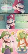 artist:TheMysticalPancake comic game:Mario_and_Luigi_Superstar_Saga luigi mario meat prince_peasley streamer:vinny // 779x1489 // 1.5MB